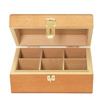 고급나무고무인함 칸막이 인장함 (중 180x140mm) 인주-72394EA