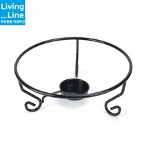 KT 알콜 워머 스탠드 피자 받침대 음식 데우기 고체연료 다이 미니 화로 불총 퐁듀 스탠드 화로 스탠드 피자팬 수육 보쌈 워머, ★1.받침대/5호(295)☆