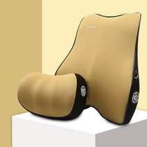 허리배게 수면무호흡증베개 빨대베개 비개개 다리올리는쿠션 허리강화운동기구 목보조기 등펴기 car seat car 쿠션 수면무호흡베개 빨아쓰는경추베개 편백나무경추베개 다리올리는베, 블랙 베이지, 1 세트