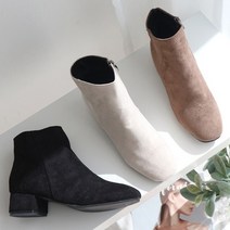 기타 둥근코 앵클부츠 앵글 사랑스런 스웨이드 여성부츠