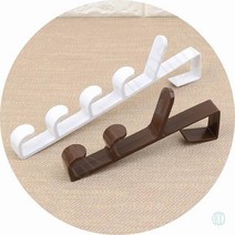 3단 5단 일자형 도어행거 도어고리 문에거는옷걸이, (3단-화이트)