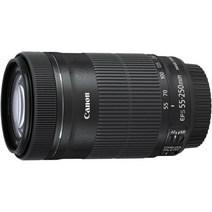 [저희 가게 포인트 2배 쇼핑 마라톤 3월 21일(화) 20:00~3월 28일(화) 1:59까지 ] Canon 캐논 망원 줌 렌즈 EF-S55-250mm F4-5.6 IS STM APS-C 대응 신품 (간이 상자)