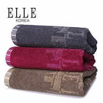 엘르 에펠답 뱀부셀 세면 타올 160g-3매, 색상:군청 3매