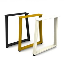 H-101-A 우드슬랩 철재다리 테이블다리 프레임(개당 판매), 화이트 아이보리