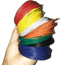장원선 장원선 1.5 장원형전선 장원선 vctf-k 2.0 5m UL1007 와이어 24awg PVC 전자 케이블 UL 인증 0.2, 07 orange_01 5meters_01 24 AWG