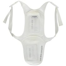 코미네 AK-081 Cool Back One-Size-Fits-All White Supporters 09-081 W