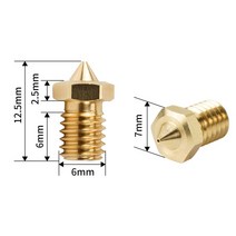 3D프린터필라멘트 3D 프린터 용 0.2mm-1.2mm 하이 플로우 CHT 노즐 1.75mm 필라멘트 V6 클론 황동 구리 헤, 07 0.8mm_03 3PCS
