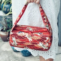 티코지 대용량 차 가리키는 휴대용 천 가방 노래 스타일 찻주전자 용품 보관 가방 찻잔, 25x14x10cm, 색상2