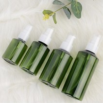 DIY 천연화장품 로션 에센스 그린 펌프 용기 케이스 공병 핸드워시 휴대용 보디샴푸 여행, 1개, 100ml