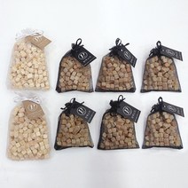 편백나무 피톤치드 주머니방향제 혼합세트(90g-2개+40g-6개 구성), (40g-블랙x6개+90g-화이트x2개)