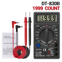 LCD 디지털 멀티 미터 DT830B AC/DC 미니 전압계 전류계 옴 시험기 750/1000V 손잡이용, Digital Multimeter