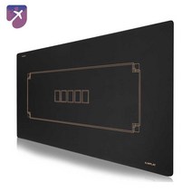 매트 패드 카드 포커 테이블 방수, 블랙 1.8m*0.9m (수납팩 포함)