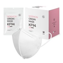 노이몬 오리진 황사방역 마스크 KF94 중형, 화이트, 1박스, 50매입