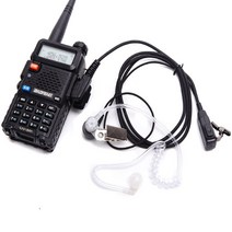 위키토키 무전기(에서 선박 us) Baofeng 2 핀 PTT UV5R 라디오 마이크 이어폰 UV16 UV-82, 01 2 PCS