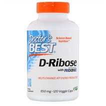 닥터스베스트 D Ribose 바이오 에너지 850 Mg 120캡 Aa11783 Top Brand 해외 현지 배송