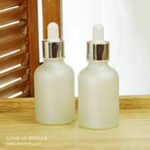 천연사랑 화이트유리스포이드50ml 유리스포이드용기 스포이드용기 화장품스포이드용기, 1개