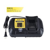 4.5A DCB118 Dewalt 호환 배터리 10.8V 12V 14.4V 18V 20V DCB200 DCB101 DCB115 DCB107 DCB105 DCB140 DCB112, [01] DCB118, [01] US PLUG