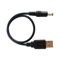 100cm 길이 블랙 USB 포트 DC5V 5.5*2.1mm DC 배럴 전원 케이블 커넥터 작은 USB 연장 케이블 5V led 스트, 한개옵션0
