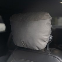 뫼르소 듀오(샤무드 럭스 X 코티드 알칸타라) 차량용 헤드쿠션, 1개, 버건디샴페인