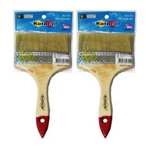 DIY 인테리어 셀프페인팅 도배 붓모음 막붓 빽붓 나무 페인트용품 벽지 벽 인테리어 가구 벽면 공구 도배 니스칠 사무실★jun☆a, ※­선택:대형페인트붓2개▣
