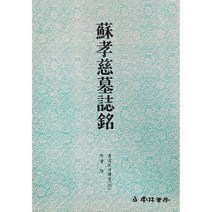 클릭캘리 서도기법 (25) 소효자묘지명 (해서) 운림당
