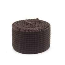 (한롤) 웨이빙끈 30mm - 진밤색(100마) 웨빙끈 가방끈