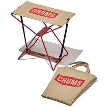 CHUMS 미니 포 더블스툴 베이지 Mini Foldable Stool CH62-1672 B001 Beige [아웃도어 캠핑 의자스툴], 단일
