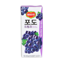 델몬트 드링크 포도, 190ml, 30개