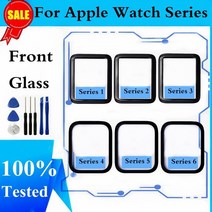애플워치액정교체 자가수리 애플 시계 시리즈 1 2 3 4 5 6 se 38mm 42mm 40mm 44mm 전면 유리 교체 용, s1 42mm