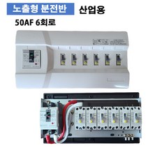 상도 산업용 노출분전반 6회로분전함 배전반 차단기함, 1개