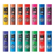 (Pentel) 펜텔 아인슈타인 샤프심 모음 Pentel AIN STAIN, 0.5MM, 3B