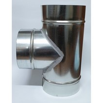 하마몰/ 닥트 T자 200mm(외경198) 함석 덕트부속 자재, 상세내용표시