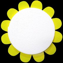 (디머스) 교실 게시판 환경 구성 꾸미기 폼아트 스치로폼 모양판 국화판 연두(대), 단품