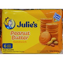 Julis 줄리스 피넛버터 샌드위치 180g / 말레이시아, 1개