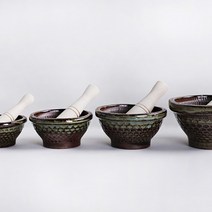 소록 절구 깨갈이 4size 다용도절구 마늘절구