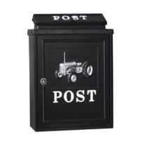 우편물수취함 인테리어 우체통 다세대 우편함 수납장, 트랙터(은색)