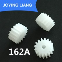 웜기어 베벨기어 톱니바퀴 162A 0.5M 스퍼 기어 모듈 16 Teeth 플라스틱 모터 피팅 셀프 장난감 10 개/몫, 01 16 톱니_01 2MM Tight