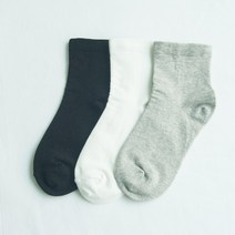 무압박 당뇨 양말 3켤레 무지 남자 여자 빅사이즈