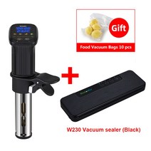 수비드 기계 조리 머신 biolomix 정밀 밥솥 with wifi app control 1200w immersion circulator 진공 히터 정확한, 블랙앤블랙진공, 협력사, 영국