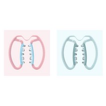 팔 다리 어깨 뭉친근육 알풀기 마사지기 40대 뱃살, 라이트 그린