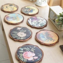 cocooning 북유럽풍 빈티지 인테리어 냄비받침-7style, 1Ea, 시계