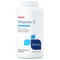 GNC 비타민 C 1000 mg 타임릴리즈 360정 (캐플렛) GNC Vitamin vitamin C 1000mg Timed Release 360caplets, 1, 1
