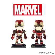 JLCC DIY 3D 메탈 퍼즐 마블 어벤져스 신 아이언맨 SD, 레드, 1Ea