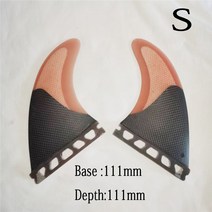 서핑보드 서핑 방향타 보드 꼬리 지느러미 2 개 전면 유리 섬유 롱 측면 BiLong FUT 두 핀, 타루S