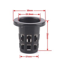 수경재배포트 10pcs 바구니 정원 야채 흙이 성장 그물 냄비 멀티 크기 aeroponics 플라스틱 심기 메쉬 냄비, [12] HB-25-10