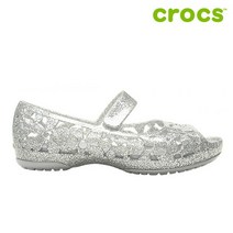 크록스 크록스 이사벨라 플라워 아동 플랫 205461-040