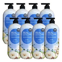온더바디 리얼모이스처 웜코튼향 바디워시 900g, 8개