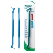 GUM 검 손잡이 핸들 치간칫솔 본체 605, 6개, 1개