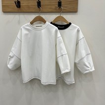 러브앤쇼 스티치 퍼프 소매 티 LCDCPTS13