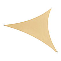 공구알지 옥상 야외 테라스 코스트코 이동식 조립식 주차 그늘막 삼각 옥상 천막 캐노피, 4mx4mx4m_베이지_HDPE재질